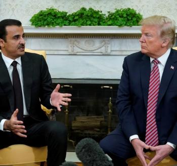 أمير قطر وترامب