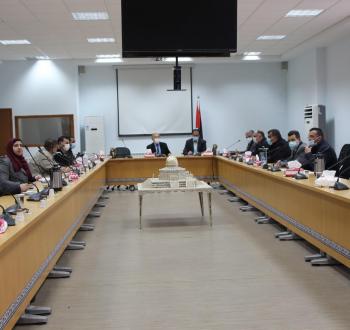 لقاء جمع وزير الاقتصاد خالد العسيلي مع أعضاء المجلس الفلسطيني
