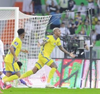 اهداف مباراة النصر وضمك في الدوري السعودي (2-1)