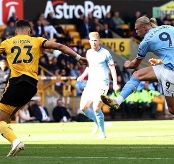 أهداف مانشستر سيتي وولفرهامبتون في الدوري الإنجليزي