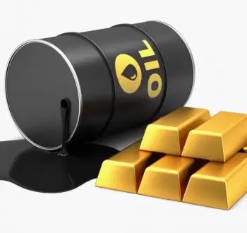انخفاض سعر النفط وراتفاع الذهب