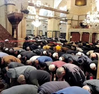 صلاة الفجر في الأقصى