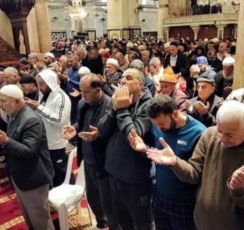 صلاة الغائب على ضحايا حريق جباليا