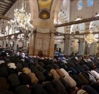 صلاة الفجر في الأقصى