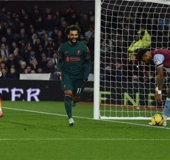 أهداف مباراة أستون فيلا  وليفربول في الدوري الإنجليزي