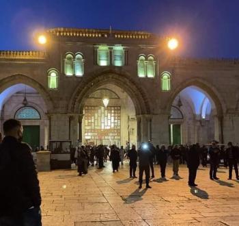 صلاة الجمعة في المسجد الأقصى