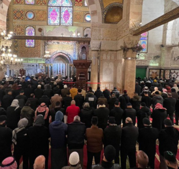 صلاة الغائب في المسجد الأقصى