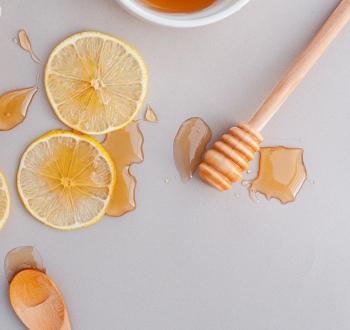 عسل وليمون
