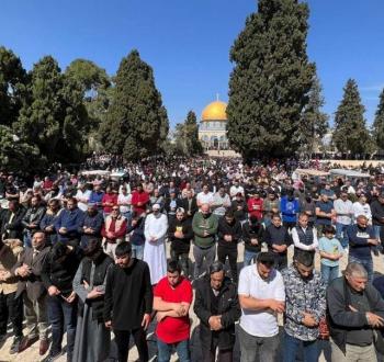 صلاة الجمعة في الأقصى