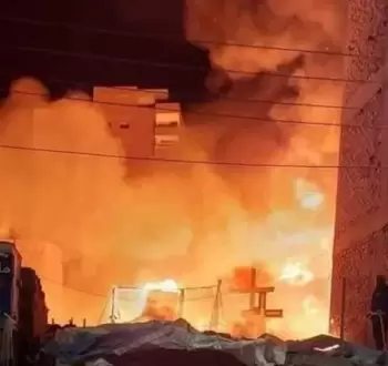 حريق كنيسة