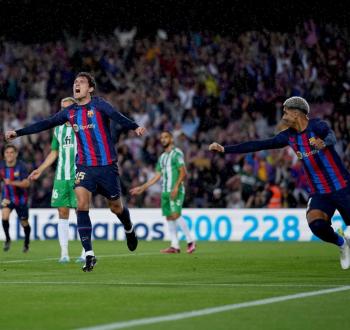 أهداف مباراة برشلونة وريال بيتيس في الدوري الإسباني
