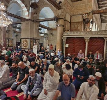 صلاة الفجر في الأقصى