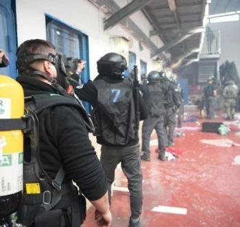 قمع أسرى في سجن جلبوع - أرشيف