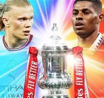تردد القنوات المفتوحة الناقلة لمباراة مانشستر يونايتد ومانشستر سيتي في نهائي كأس الاتحاد الإنجليزي
