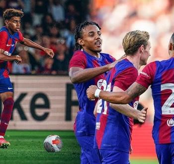 أهداف برشلونة وتوتنهام في كأس جامبر