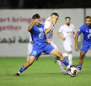 مباراتان اليوم الجمعة في دوري المحترفين الفلسطيني لأندية الضفة