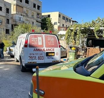 من مكان جريمة إطلاق نار بالداخل المحتل