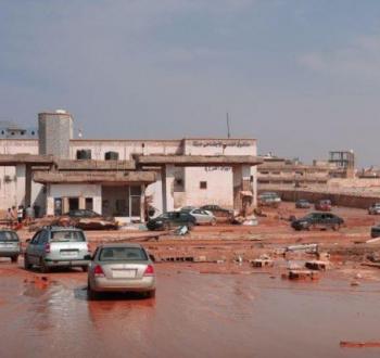 ضحايا الفيضانات في مدينة درنة
