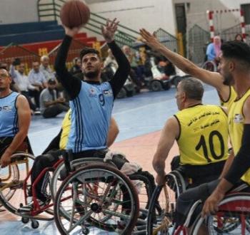 انطلاق دوري كرة السلة على الكراسي المتحركة لذوي الإعاقة بغزة