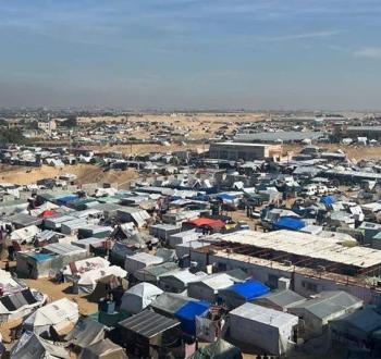 خيام النازحين رفح