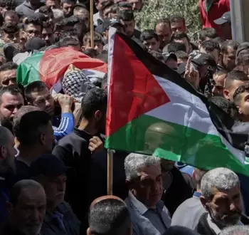 تشييع شهيد في الضفة الغربية