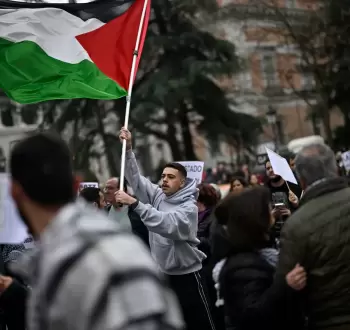 تظاهرة داعمة لفلسطين في أوروبا.webp
