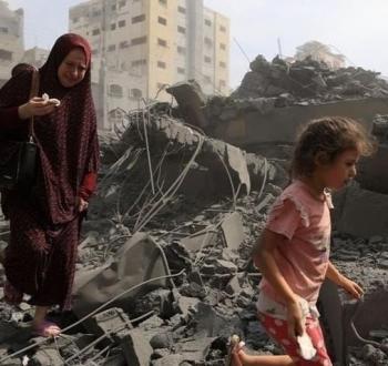 غزة قصف
