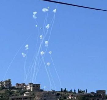 اعتراض صواريخ في سماء طبريا