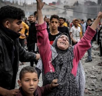 عقب مجزرة إسرائيلية في غزة