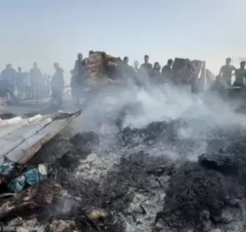 قصف إسرائيلي على بسطة شرق غزة
