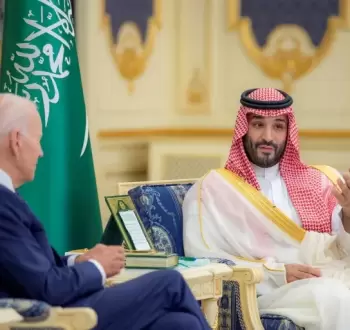 محمد بن سلمان خلال لقاء سابق مع جو بايدن.webp