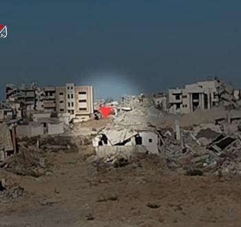 استهداف ناقلة جند في حي الشيخ رضوان بمدينة غزة.jpg