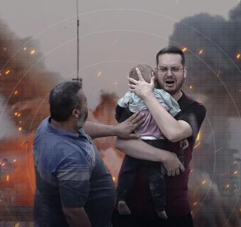 أطفال غزة خلال عام من الحرب على قطاع غزة.jpg