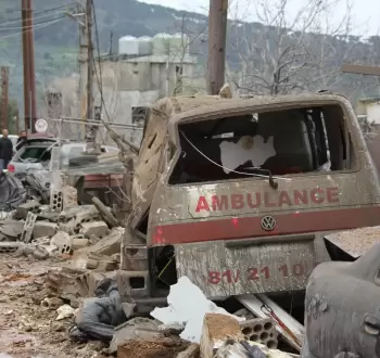 استهداف سابق للطواقم الطبية في جنوب لبنان