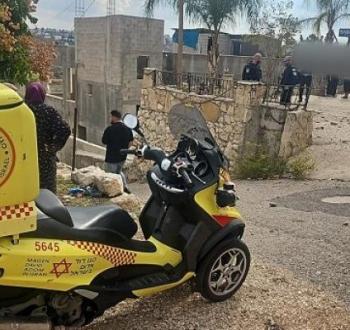 من منطقة إطلاق النار في قرية جسر الزرقاء قرب حيفا المحتلة.jpg