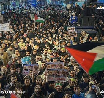 افراح الأردنيين بانتصار المقاومة في غزة
