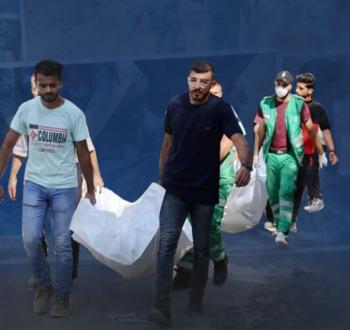 نقل الشهداء من الطرقات إلى المقابر الشرعية