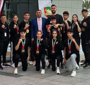 فلسطين تحصد 13 ميدالية في بطولة الإمارات المفتوحة