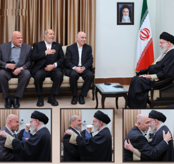 وفد من حماس يلتقي المرشد الإيراني في طهران
