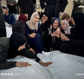 مشاهد من وداع الشهداء في مستشفى غزة الأوروبي بخانيونس جنوب قطاع غزة