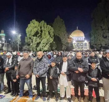 التراويح في المسجد الأقصى