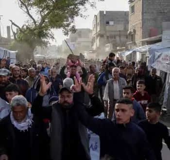 مظاهرات في بيت لاهيا ضد العدوان
