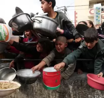 الجوع يفتك بالغزيين