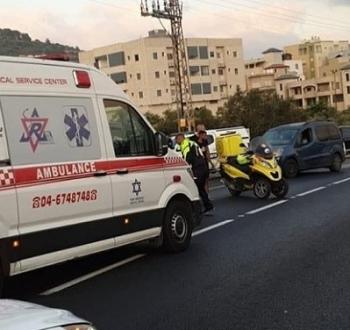 من مكان جريمة إطلاق نار في الداخل المحتل