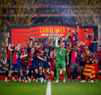 برشلونة يتوج بكأس إسبانيا على حساب ريال مدريد