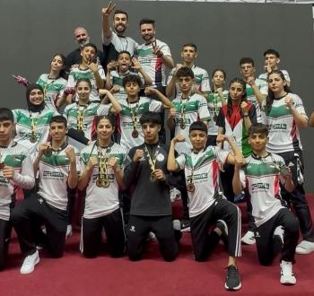 فلسطين تفوز بوصافة كأس أفريقيا للمواي تاي