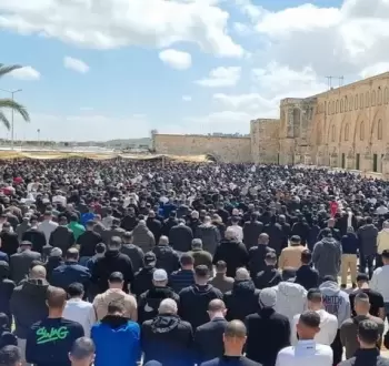 صلاة الجمعة في المسجد الأقصى