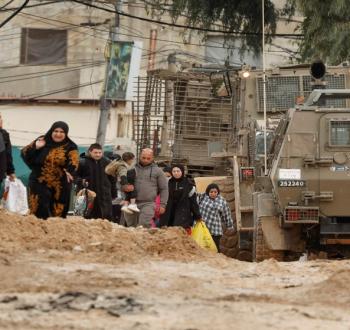 تهجير فلسطينيين من منازلهم
