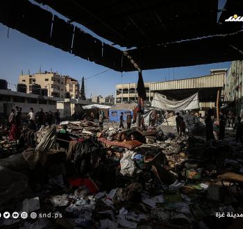 دمار هائل خلفه قصف الاحتلال لمدرسة فهمي الجرجاوي التي تأوي النازحين بمدينة غزة