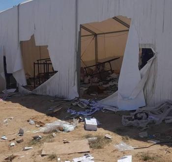المستشفى الميداني في غزة